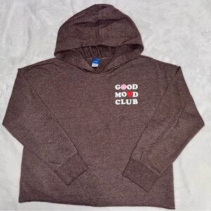 Old Navy Girls' Vintage Printed Slouchy Pullover Hoodie